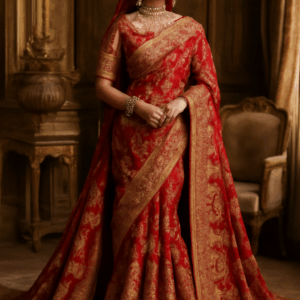 Bridal Heavy Work Saree