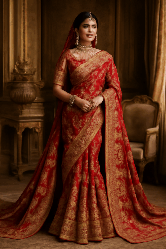 Bridal Heavy Work Saree